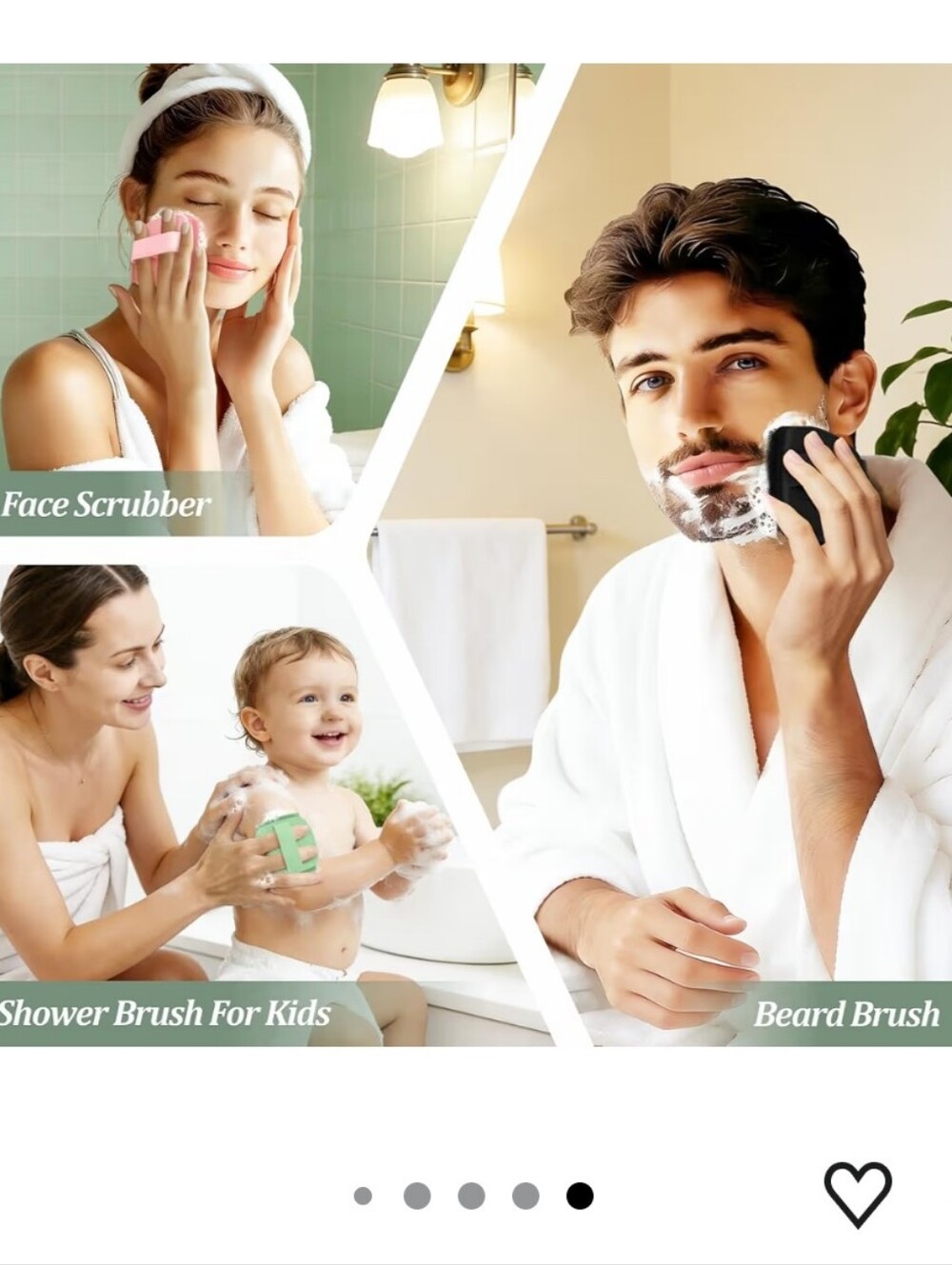 Silicone Face Scrubber 2PCS - Picture 7 of 9